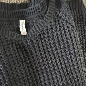 Aeropostale Black Crew Neck Sweater
